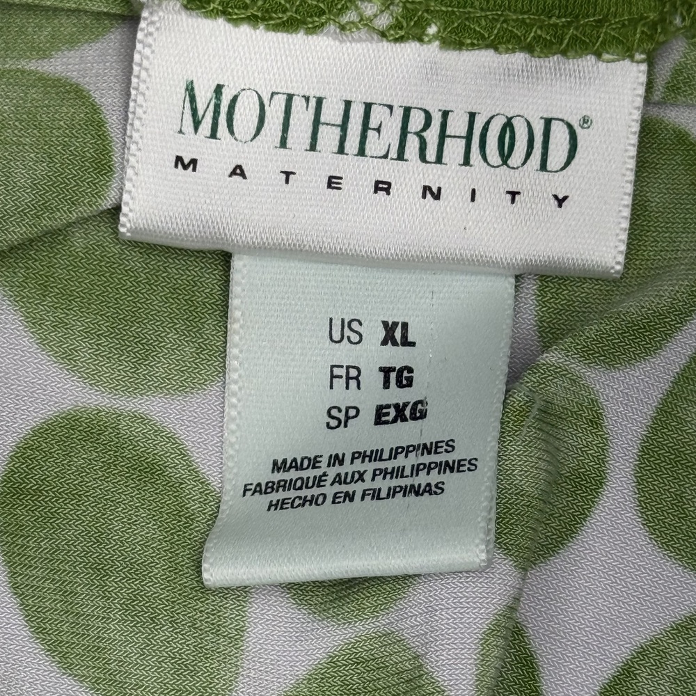 Motherhood Maternity Green Black Floral Shift Dress XL - Picture 3 of 7